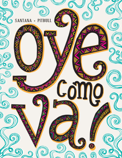 illustration of song Oye Como Va for a music poster for AIGA Jax Design + Music